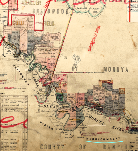 A map of the general locality of Merricumbene