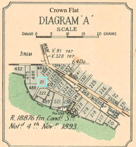 Rev Edward O'Brien Purchased Portion 21, at Crown Flat, for the Catholic Church in 1867.