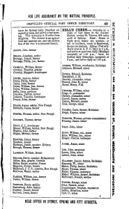 Greville’s Official Post Office directory for 1875 – 1876 page 49. Bells Creek.