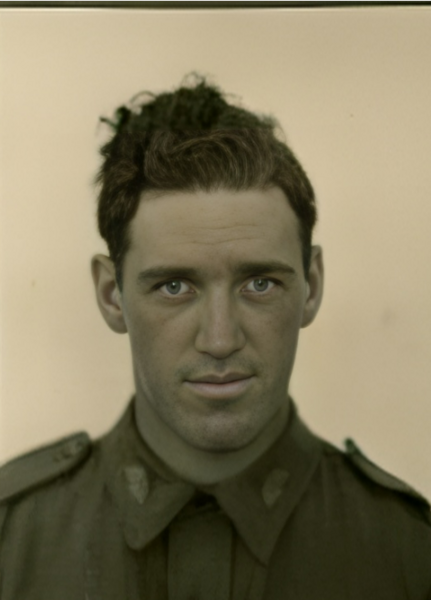 A picture of Noel Ross Granger (1921-April 1943) upon his enlistment in 1940