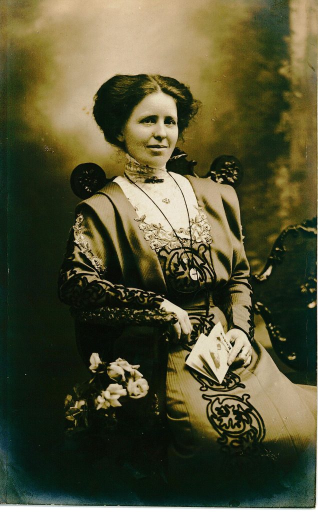 A studio portrait of Emily Hickin (1881-1975)